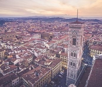 Panoramica aerea di Firenze