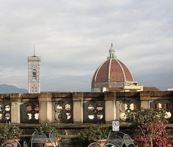 Vista sul Duomo di Firenze e Campanile di Giotto