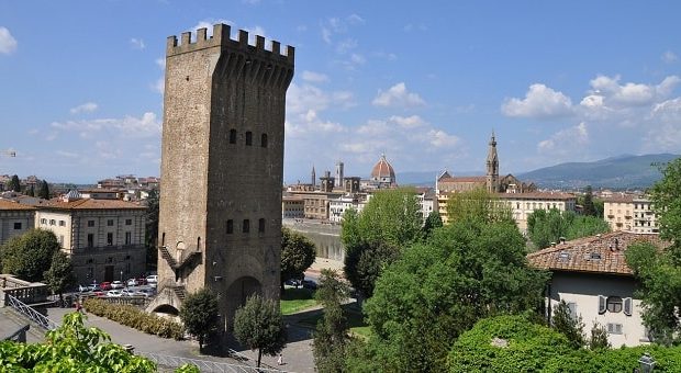 Panorama di Firenze con Torre San Niccolò